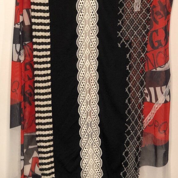 Vintage Jack & Jinger Sheer Multimodal Sheer Tank - Picture 6 of 7